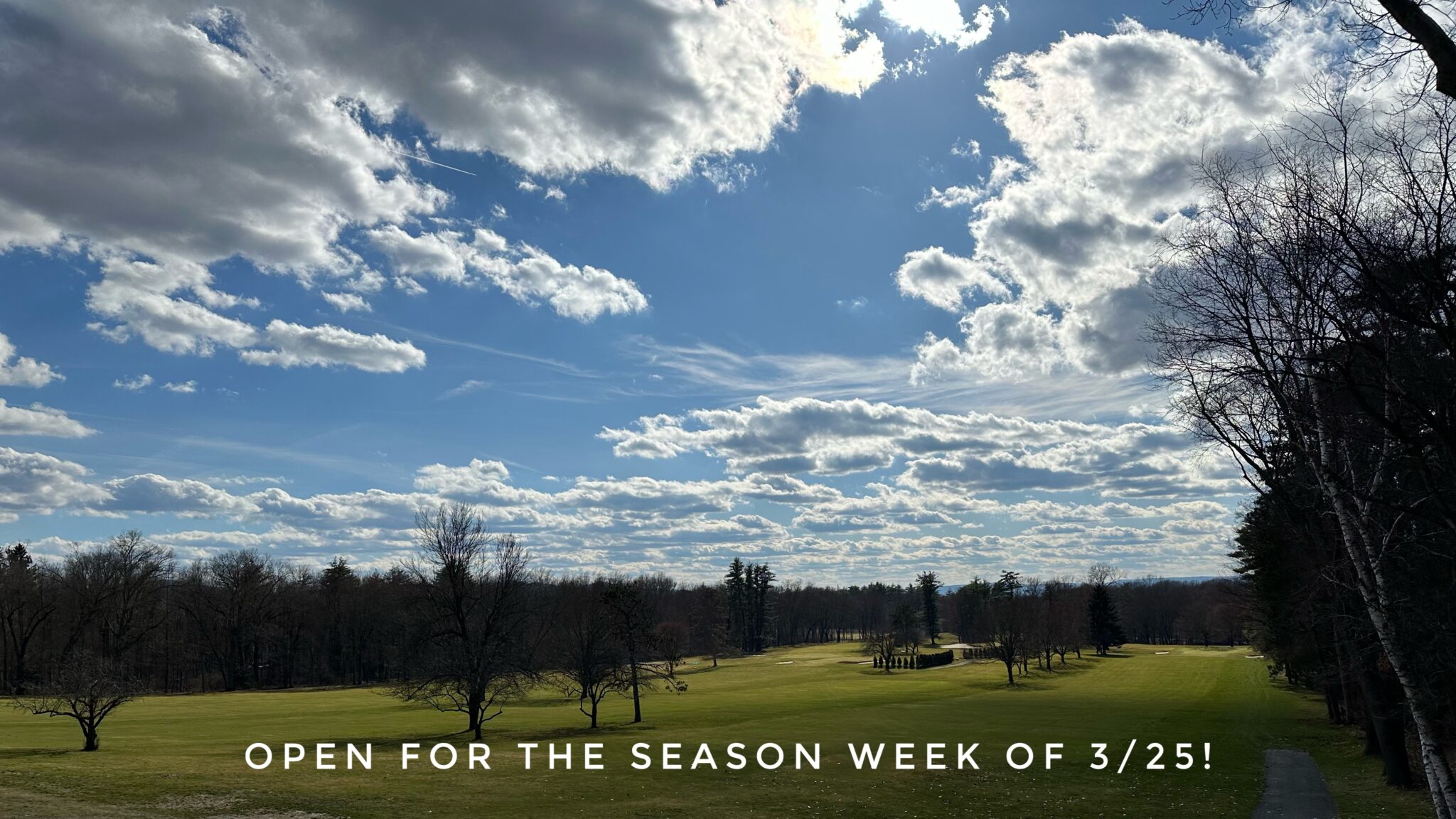 2024 Course Opening Announcement - Amherst Golf Club